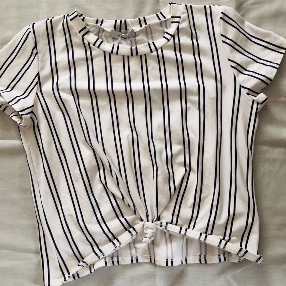 Striped Crop Top Size Large